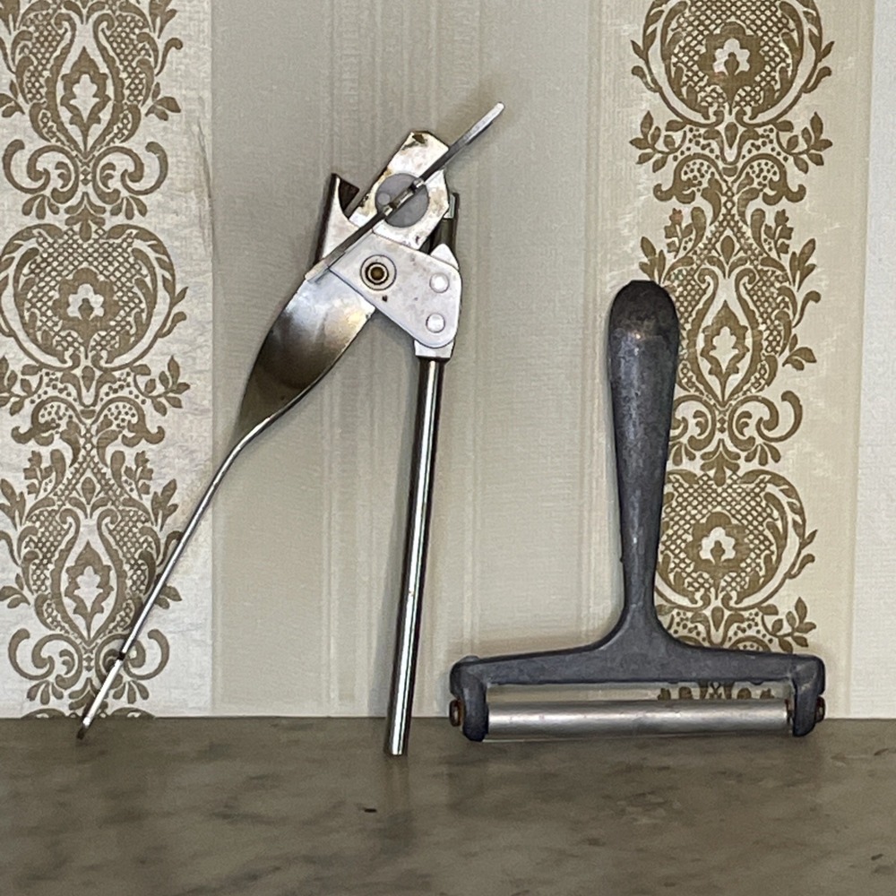 Vintage Aluminum Cheese Slicer And Ekco  Can Opener‎